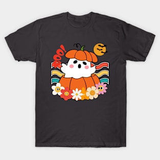 Peek a Boo Cute Ghost T-Shirt